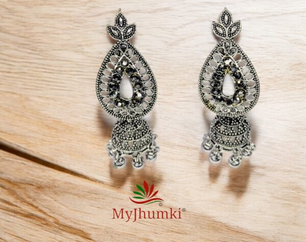 Oxidised Jhumka Earring For Women